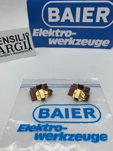 COPPIA PORTASPAZZOLE BAIER PER SCANALATORE / CAROTATRICE ECC. BDB - BSM - BDN - Picture 1 of 1