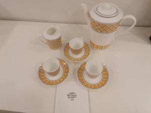 RICHARD GINORI Colonna Art Decor Set 6 tazzine e piattino+caffettiera+lattiera - Picture 1 of 11