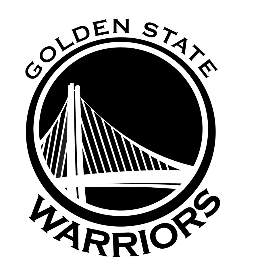 Calcomanía de vinilo Golden State Warriors NBA ventana computadora portátil cualquier tamaño cualquier color Foto 1 de 1