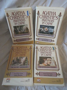 Agatha Christie's Partners In Crime VHS 1983 TV Mystery Set 4 Annis & Warwick - Imagen 1 de 12