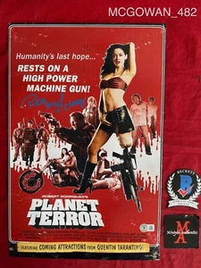 ¡FOTO FIRMADA 11x17 ROSA MCGOWAN AUTOGRAFIADA! ¡PLANETA TERROR! ¡AUTENTICIDAD BECKETT! ¡CEREZA! - Imagen 1 de 3
