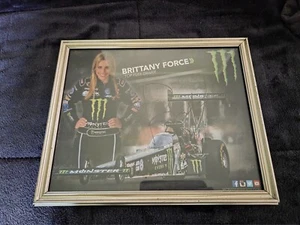 Imagen enmarcada firmada por Brittany Force Monster Energy Top Fuel NHRA - Imagen 1 de 5