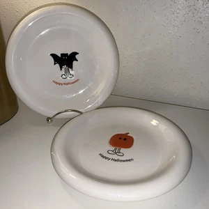 BIA Halloween Plates Bat Pumpkin 6” Replacements - Picture 1 of 17