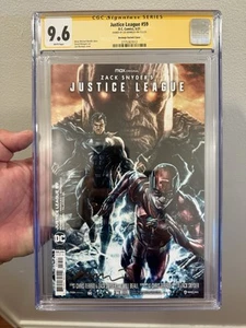 JUSTICE LEAGUE #59 SIGNED LEE BERMEJO CARDSTOCK 'ZACK SNYDER VARIANT ~ CGC - Picture 1 of 1