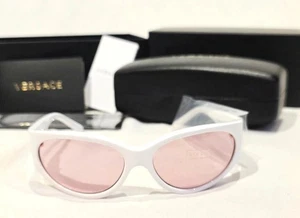 Occhiali da sole Versace bianchi rosa e oro nuovi mod: 4386 401/84 62 16 130 1N nuovi con etichette - Foto 1 di 6