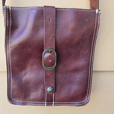 Bolso Bandolera de Cuero Patricia Nash Venezia Estilo Cartero Foto 1 de 4