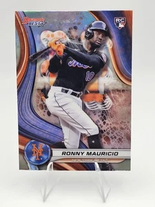 2024 Bowman's Best #41 Refractor Ronny Mauricio New York Mets RC Rookie - Picture 1 of 2