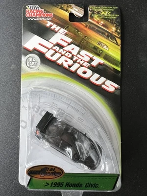 Racing Champions Fast & Furious 1:64 Scale Heist Black 1995 Honda Civic Series1 - Image 1 of 3