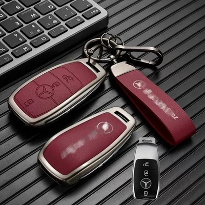 Funda protectora para llavero Mercedes-Benz C E S CLS E300 GLC S400 Foto 1 de 2