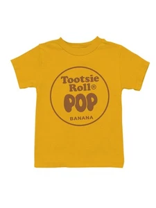 T-shirt con licenza ufficiale Tootsie Roll Banana Tootsie Roll Pop Treat per ragazzi - Foto 1 di 6