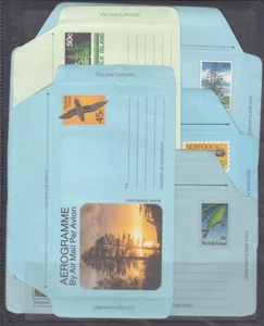 AEROGRAMMES: NORFOLK ISLAND X 5 MINT - Foto 1 di 1