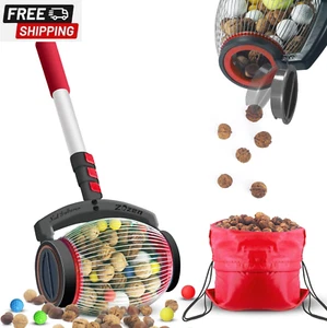 Zozen Nut Gatherer, Walnut Picker Upper Roller, Pecan Picker Upper - Side Openin - Picture 1 of 7