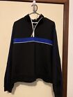 JAGGAD Georgia Fowler Black Sweater Top Large Women’s Ladies Blue Highlights