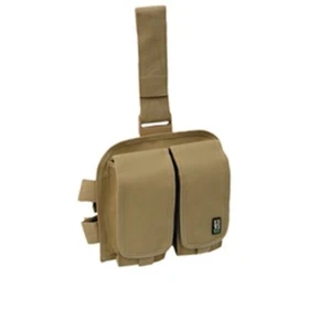 UTG LEAPERS Tactical Drop Leg DOUBLE Magazine Pouch Holder Quick Release Clip - Picture 1 of 6