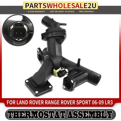 Conjunto de carcaça de termostato para Land Rover LR3 2005-2009 Range Rover Sport 2006-2009 - Imagem 1 de 4