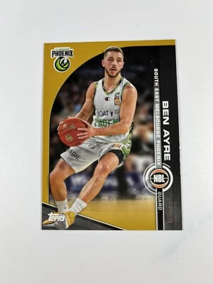 2023-24 Topps NBL Ben Ayre Gold # 03/50 SE Melbourne Phoenix Basketball Card #74 - Image 1 of 4