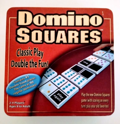 Domino Squares Winning Moves Game Classic Play 48 Double Sized Tiles 2004 HTF! - Image 1 of 4
