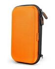 Étui de transport EVA rigide antichoc orange poche de voyage pour disque dur externe, P
