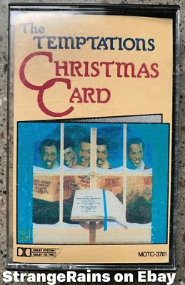 Temptations - Christmas Card  - Holiday Music Cassette Tape - Motown PLAY TESTED - Image 1 of 4