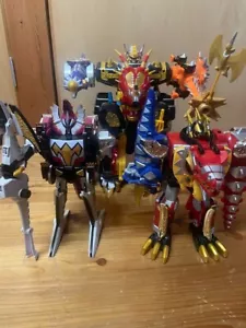 BANDAI Power Rangers Dino Thunder Abaranger DX AbarenOh KillerOh Set Megazord - Picture 1 of 5