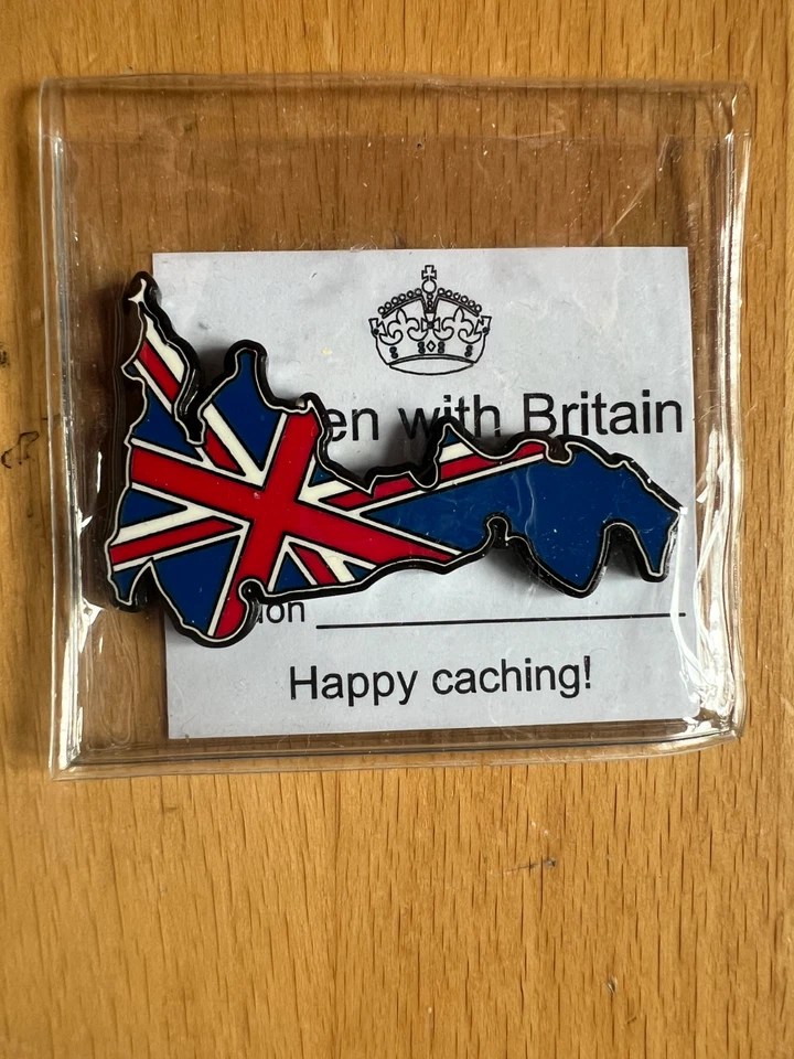 Geocoins GB LAndkarte    - Bild 1 von 1