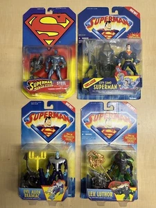 Superman Action Figures Set Of 4 - Picture 1 of 5