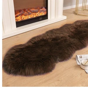 Ultra-Soft Faux Fur Runner Rug 72in x 24in for Modern Bedrooms & Living Rooms - Picture 1 of 9