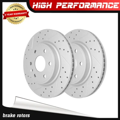 Rotores de freno de disco delanteros para Chevy Traverse Enclave GMC Acadia Outlook 2009-2017 Foto 1 de 4