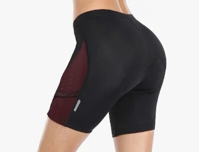 NWT $46 Santic Women's Bike Shorts with Padding Quick Dry Breathable US M - Image 1 of 4