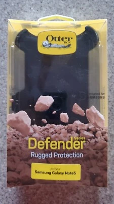 Samsung Otterbox Defender Galaxy Note 5 Case Cover w/ Belt Clip Black - Image 1 of 2