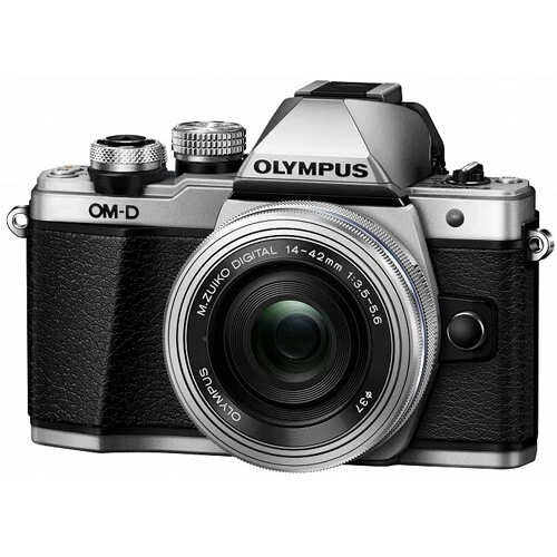 OLYMPUS Mirrorless SLR OM-D E-M10 MarkII 14-42mm EZ Lens Kit Silver - Image 1 of 1