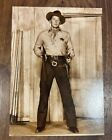 Western Cowboy Ronald Reagan 6X4.5 Inch Sepia Tone Post Card Ludlow Sales