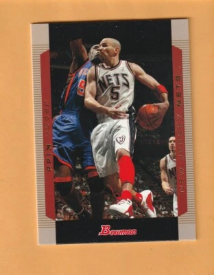 Jason Kidd New Jersey Nets 2004-05 Bowman Gold #5 5S Foto 1 de 2