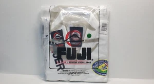Fuji All Around Adult BJJ Gi White/Teal Size C2 #570670-C2 Jacket & Pants & Belt - Picture 1 of 7