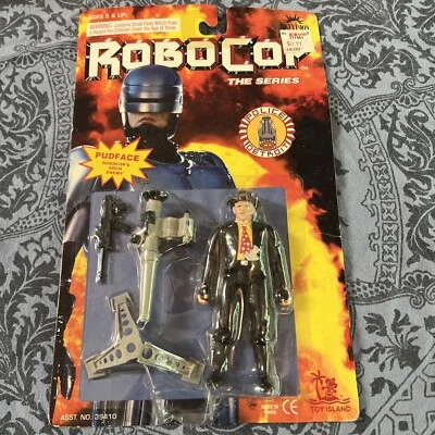 Figura de acción RoboCop The Series Pudface - Toy Island 1994 sellada - ¡TARJETA DMG! Foto 1 de 4
