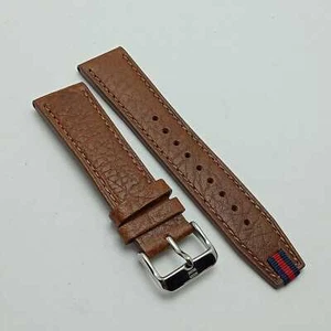 Correa de reloj para hombre Tommy Hilfiger de cuero genuino marrón 22 mm RUB100ARL2 - Imagen 1 de 5