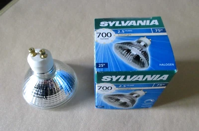 Sylavania 75W Dimmable Halogen 64mm GU10 Bulb - Image 1 of 4