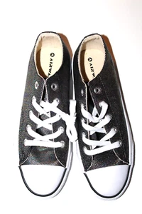 Airwalk Women's Legacee Black Texture Lace-Up Sneakers Shoes 6.5-8M - Picture 1 of 12
