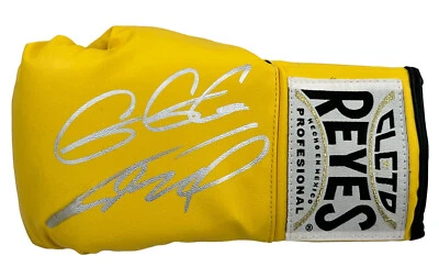 Guante de Boxeo LH Cleto Reyes Amarillo Firmado Gennady Golovkin *Triple GGG* PSA Foto 1 de 3