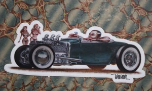 CALCOMANÍA Keith Weesner de colección 1930 1931 Ford Hot Rod Roadster Flathead caja de herramientas automática - Imagen 1 de 4