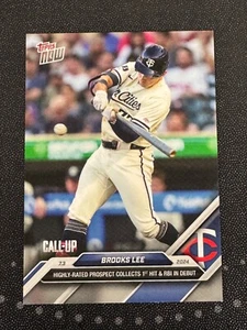 2024 Topps Now #372 Brooks Lee Call-Up MLB Debut RC 1er hit/RBI Minnesota Twins - Imagen 1 de 1