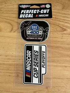 Nascar Playoffs Decalcomania 2022 Dixie Vodka 400 Confezione da 2 Homestead Miami Auto Camper NASCAR - Foto 1 di 6