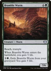 MTG Magic the Gathering Bramble Wurm (189/561) Innistrad Crimson Vow NM - Picture 1 of 1