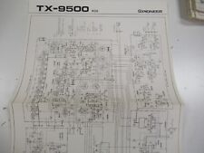 Pioneer TX-9500 Tuner Schematic sheet Original