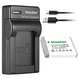 NB-6L Battery & USB Charger for Canon PowerShot SD1200 IS, SD1300 IS, SD1300 IS - Picture 1 of 5