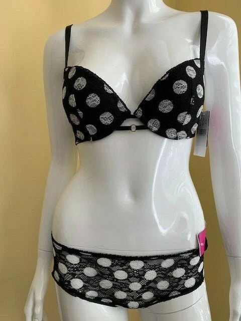 Pantalón corto Passionata by Chantelle lunares nuevo con etiquetas negro/blanco XSmall Foto 1 de 4