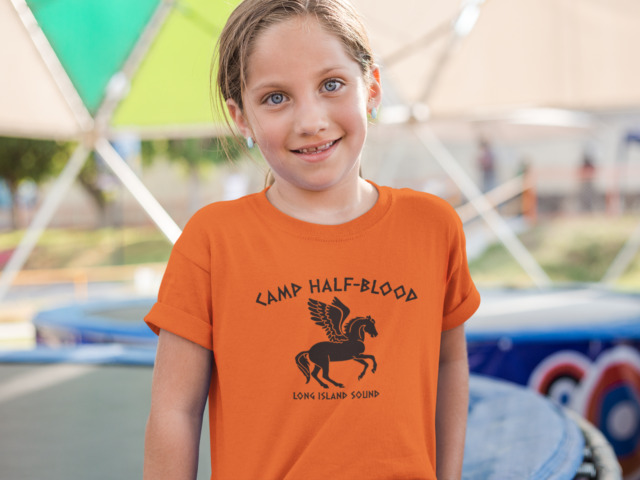 Camp Half Blood Percy Jackson Camiseta Masculina De Alta Qualidade Gift