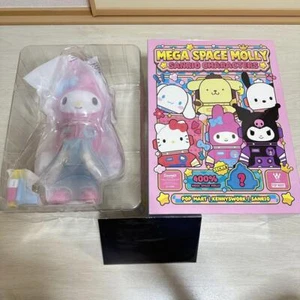 POP MART MEGA Collection 400% SPACE MOLLY My Melody Sanrio from JAPAN NEW - Picture 1 of 2
