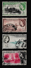 Barbados 1953-57 Queen Elizabeth II 4 x Values Used