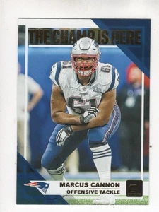 2019 Donruss The Champ is Here Marcus Cannon #CH-19 - Picture 1 of 2